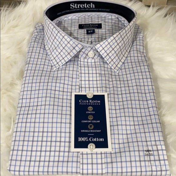 Club Room Mens Blue Orange Line white blue - Picture 7 of 7